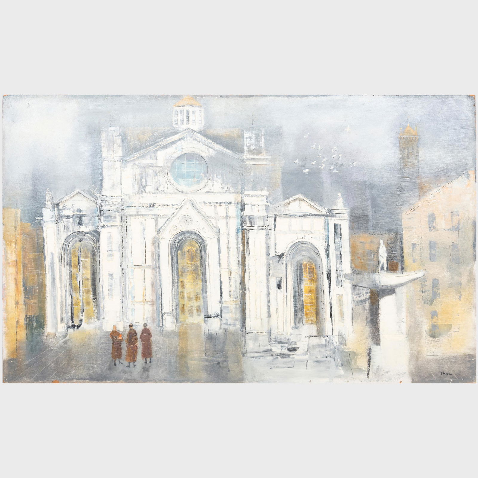 William Thon (1906-2000) : The Tourists (1 of 4)