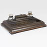 Victorian Halstaff & Hannaford Brass and Ebonized Inkstand