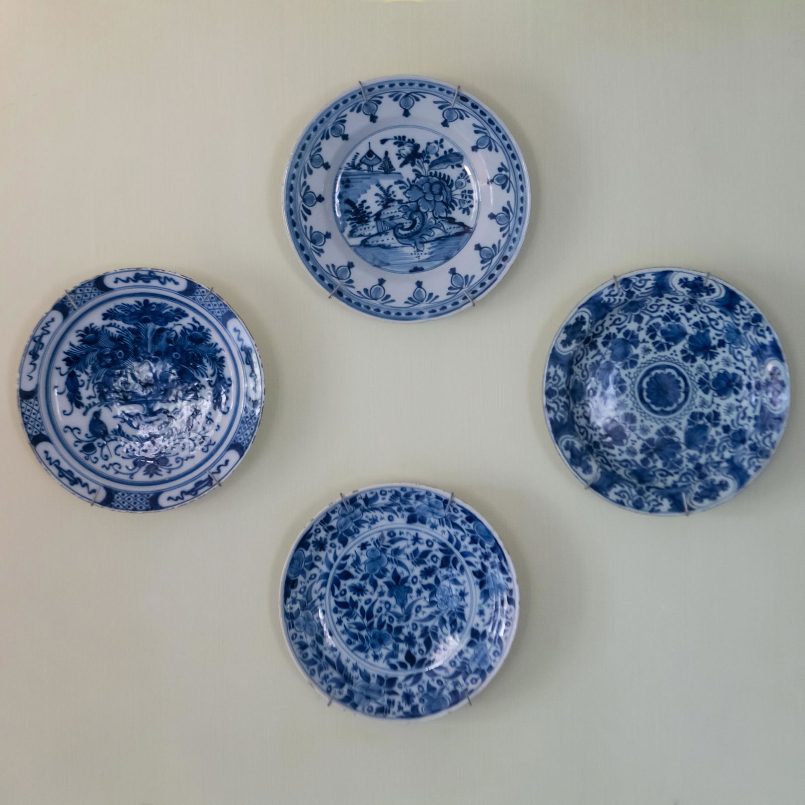 Four Blue and White Delft Plates (1 of 5)