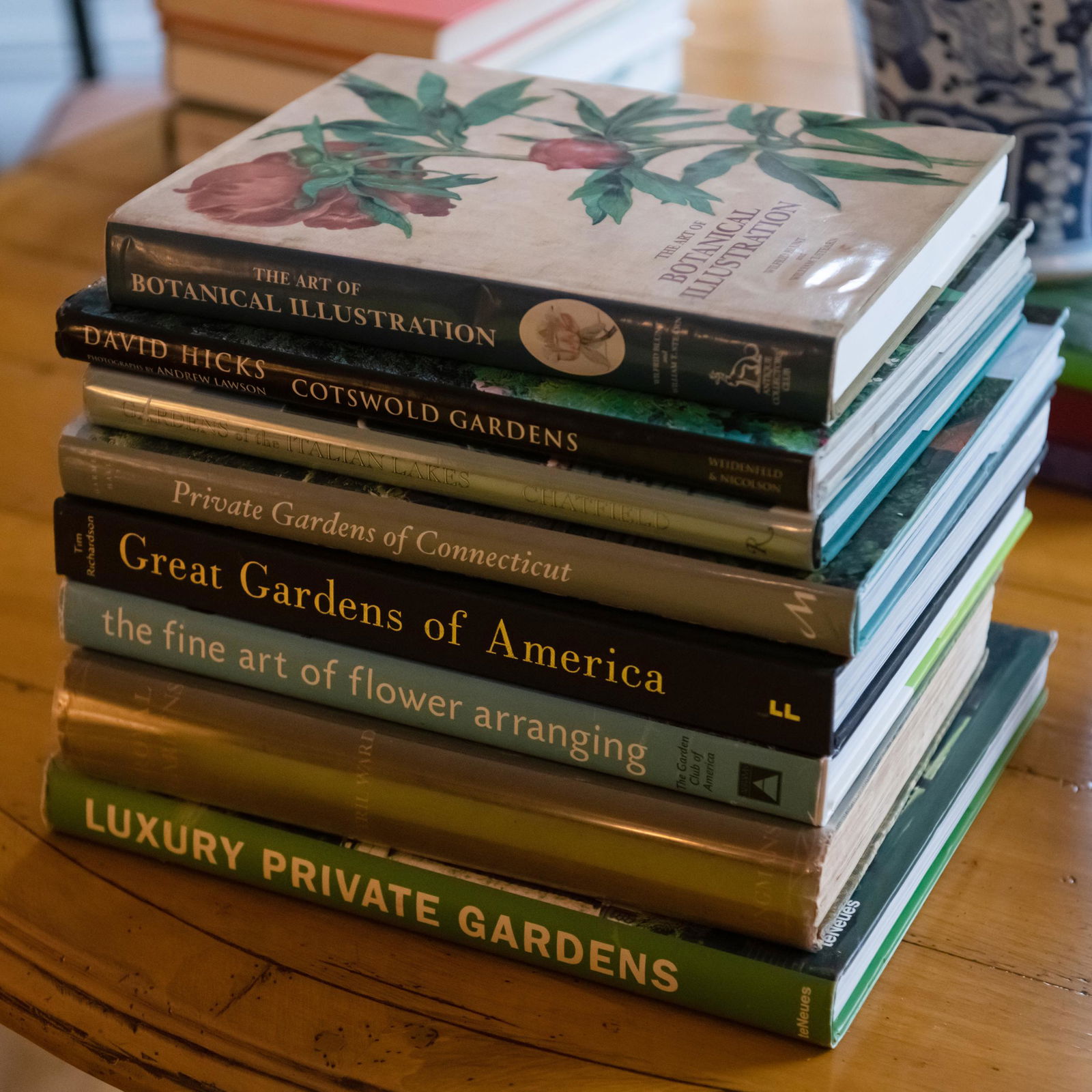 Group of Eight Books on Gardens and Gardening: Group of Eight Books on Gardens and Gardening Including:Royal Gardens,by Cyril Ward; Cotswold Gardens,by David Hicks;Private Gardens of Connecticut,by Garmey Hall;Great Gardens of America,by Tim Richa