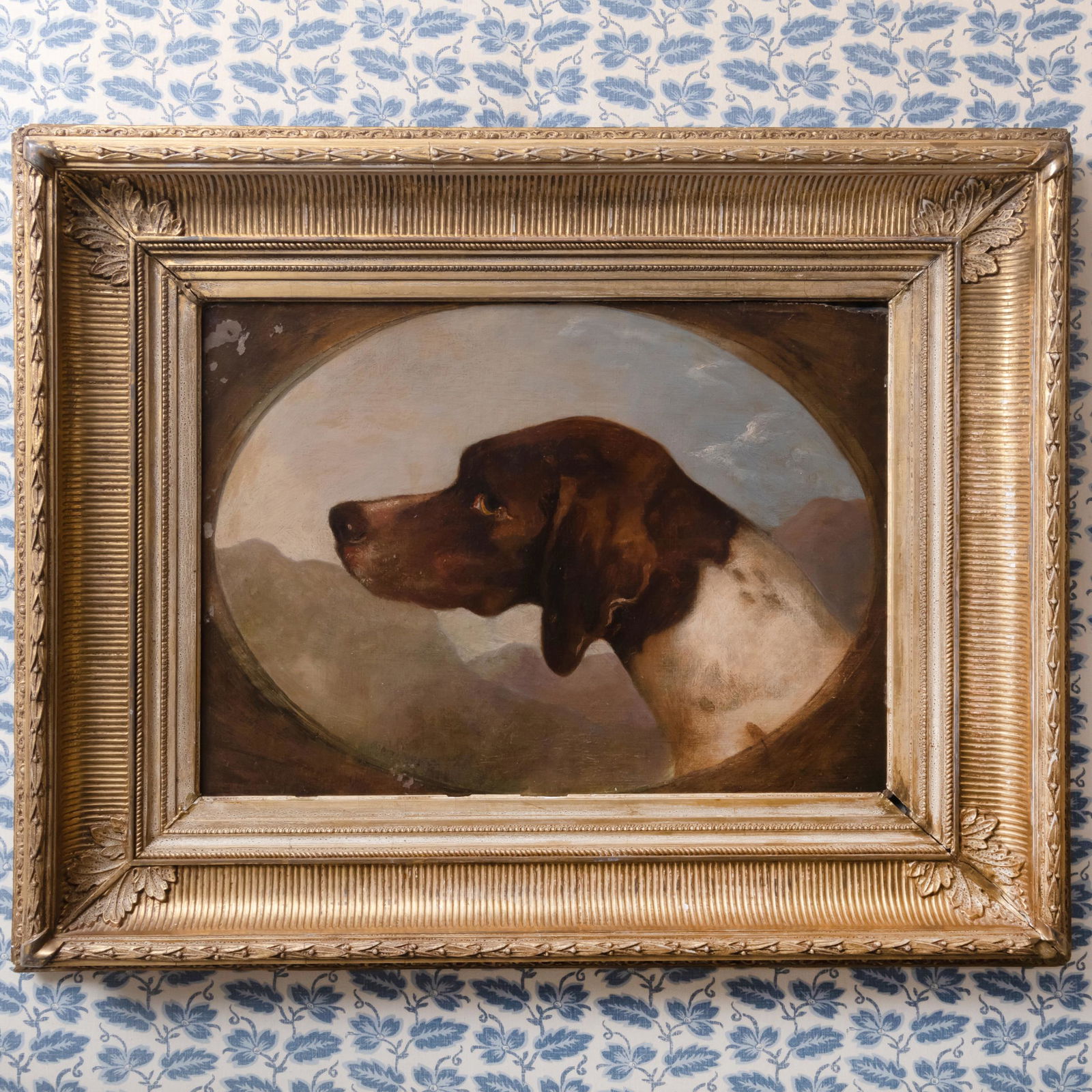 English School: Portrait of a Sporting Dog (1 of 5)