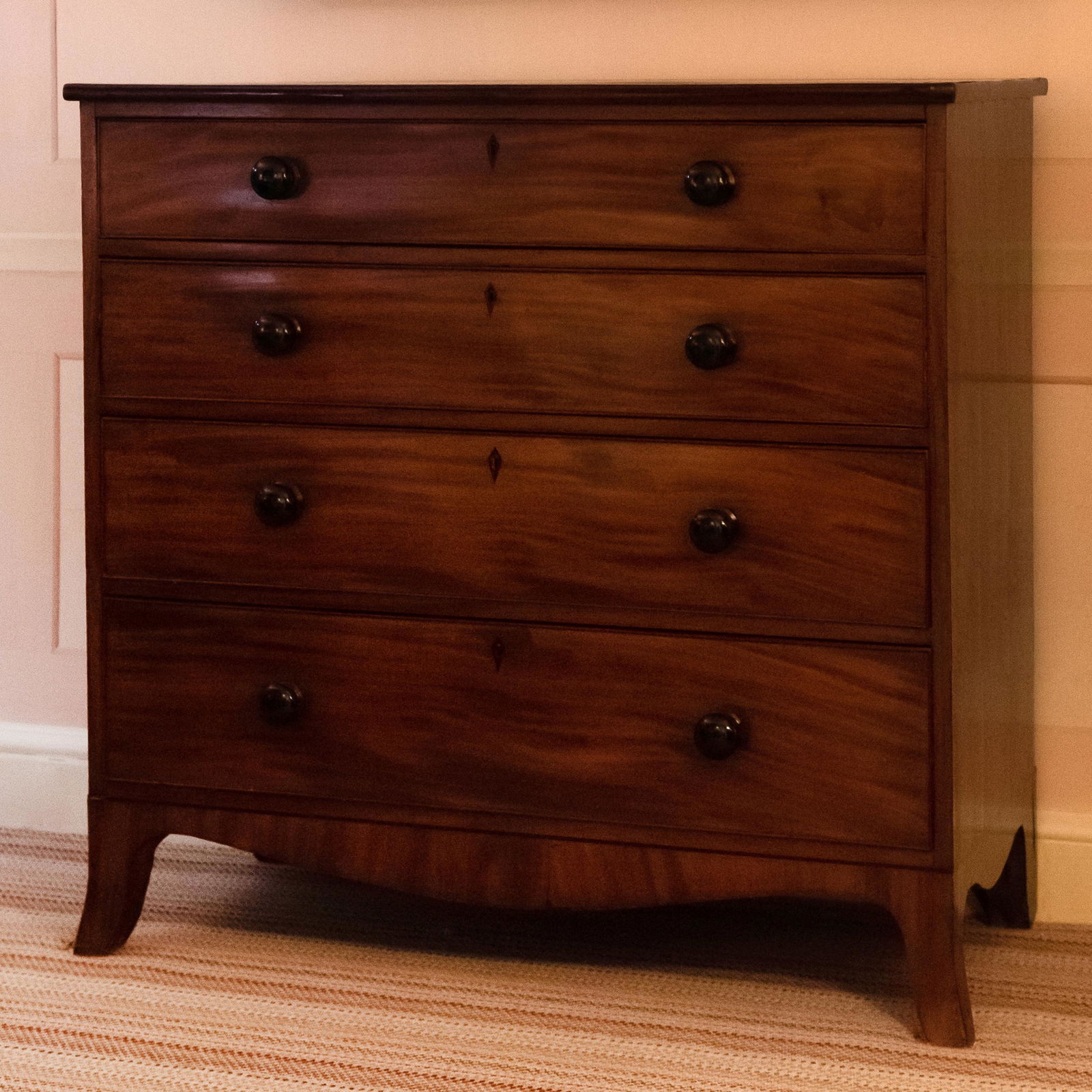 Late George III Mahogany Chest of Drawers (1 of 10)