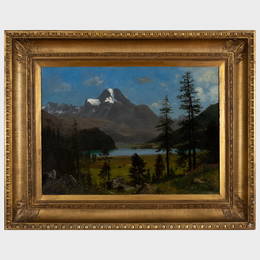 Albert Bierstadt (1830-1902): Long's Peak, Estes Park, Colorado