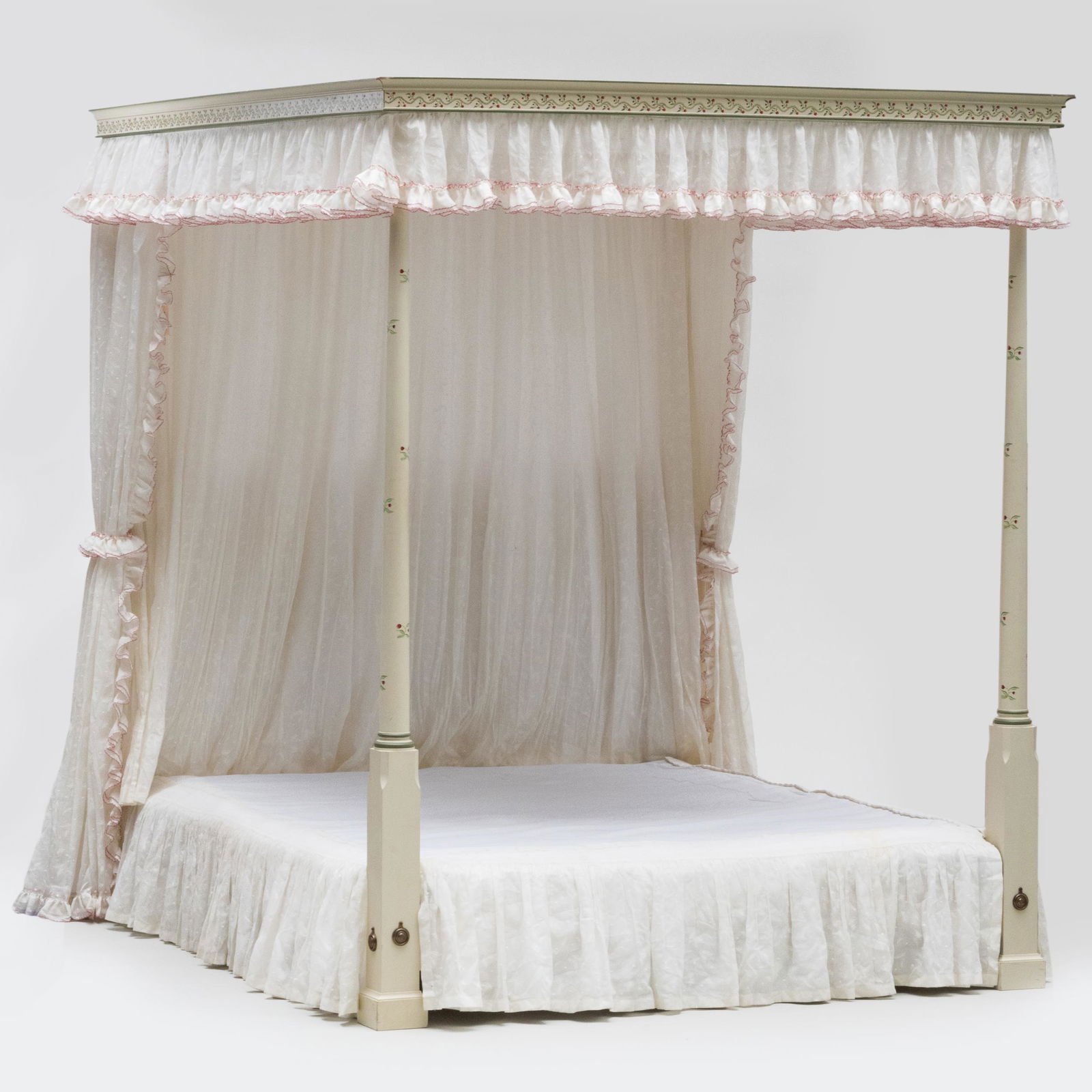 Modern Painted Canopy Bed (1 of 13)