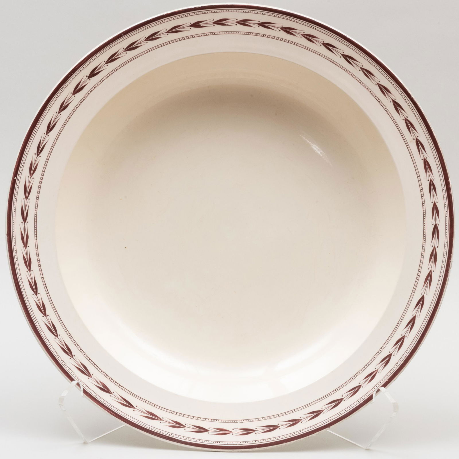 Large Wedgwood Creamware Circular Serving Dish (1 of 5)