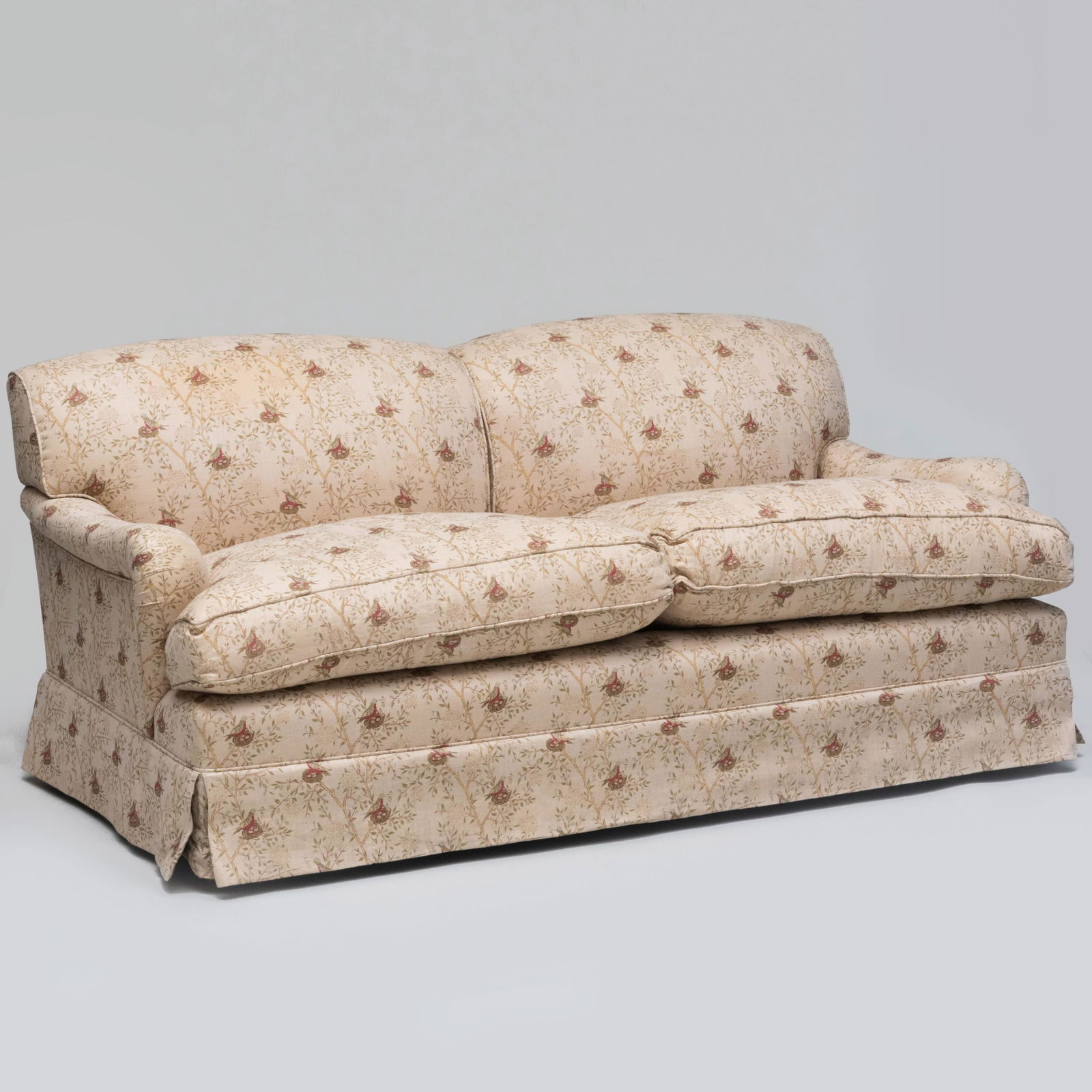 George Smith Linen Upholstered Two Seat Sofa (1 of 10)