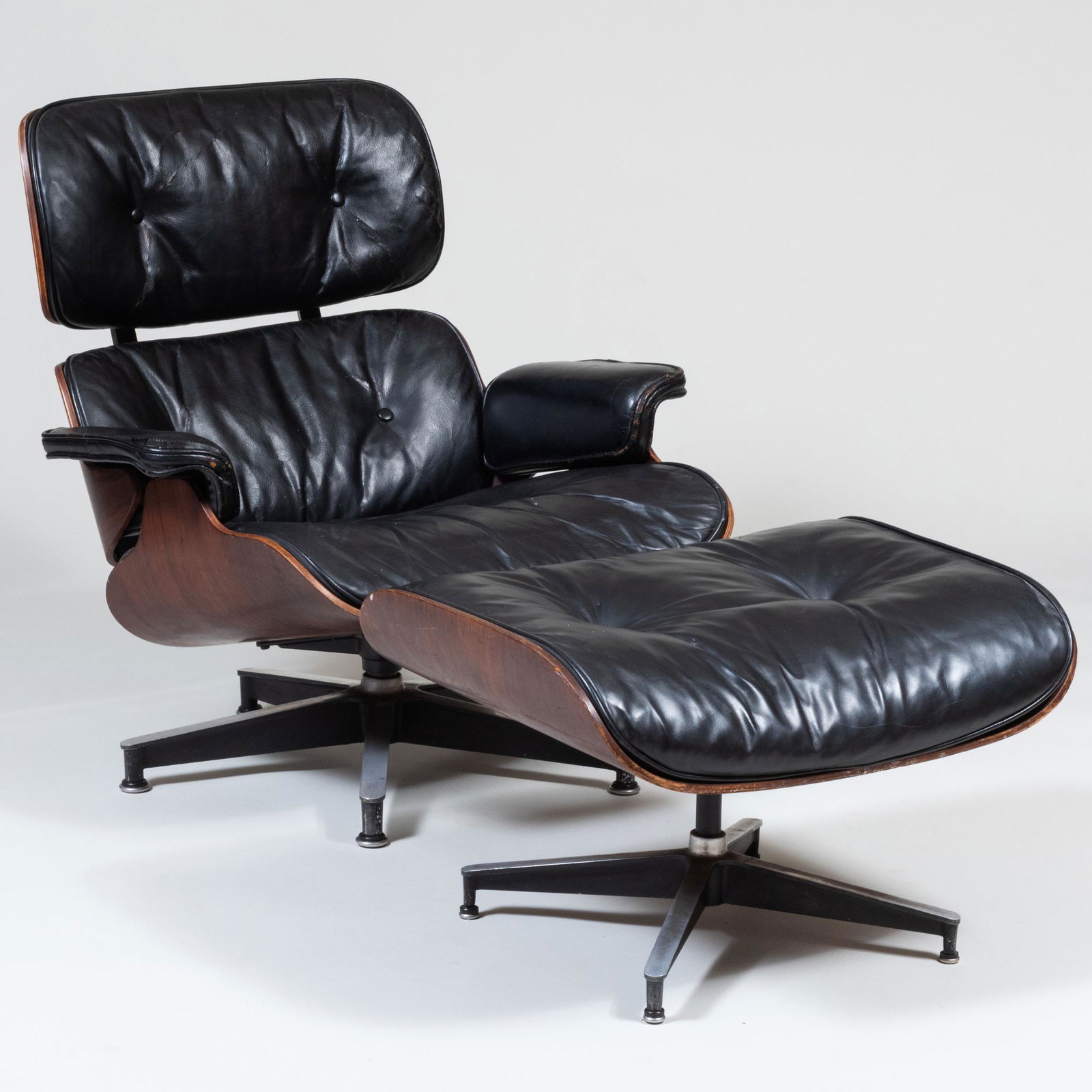 Charles and Ray Eames for Herman Miller Rosewood Lounge Chair and Ottoman (1 of 16)
