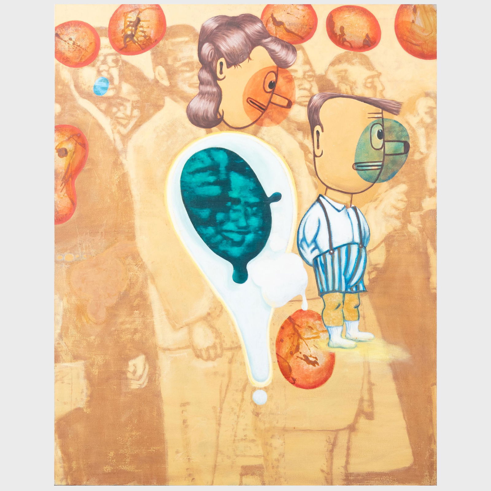 David Humphrey (b. 1955): Well Wishers (1 of 5)