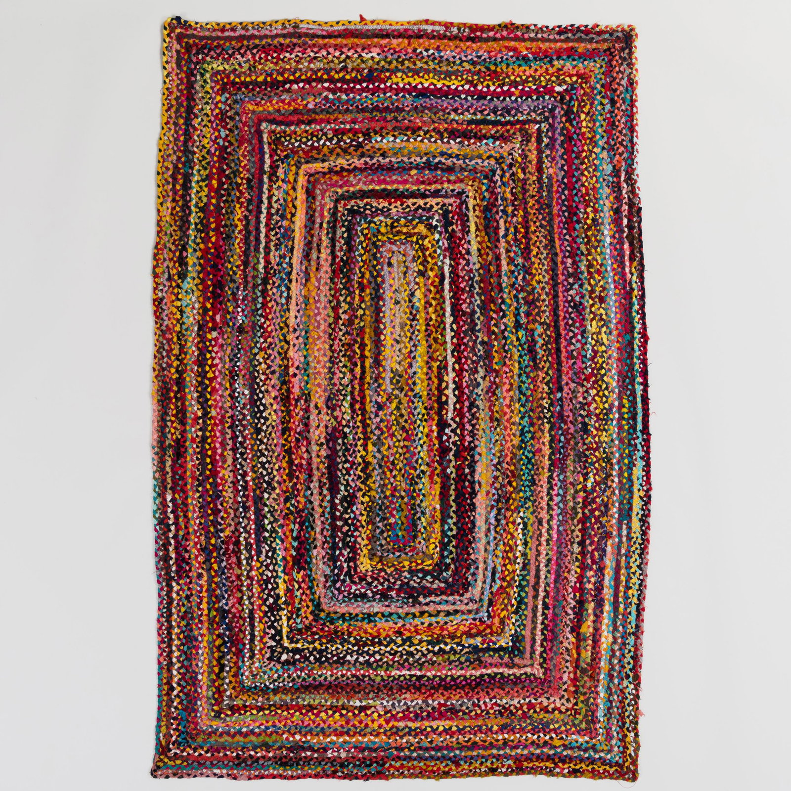 Multicolored Rag Rug (1 of 6)