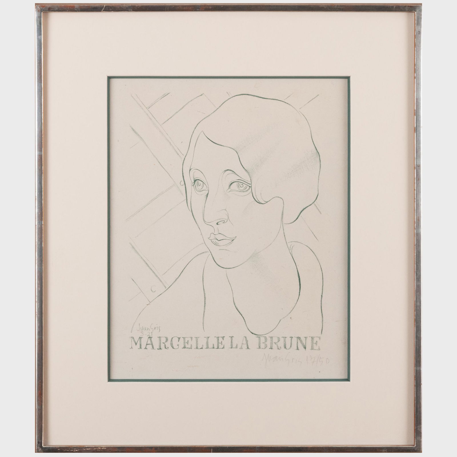 Juan Gris (1887-1927): Marcelle La Brune (1 of 4)