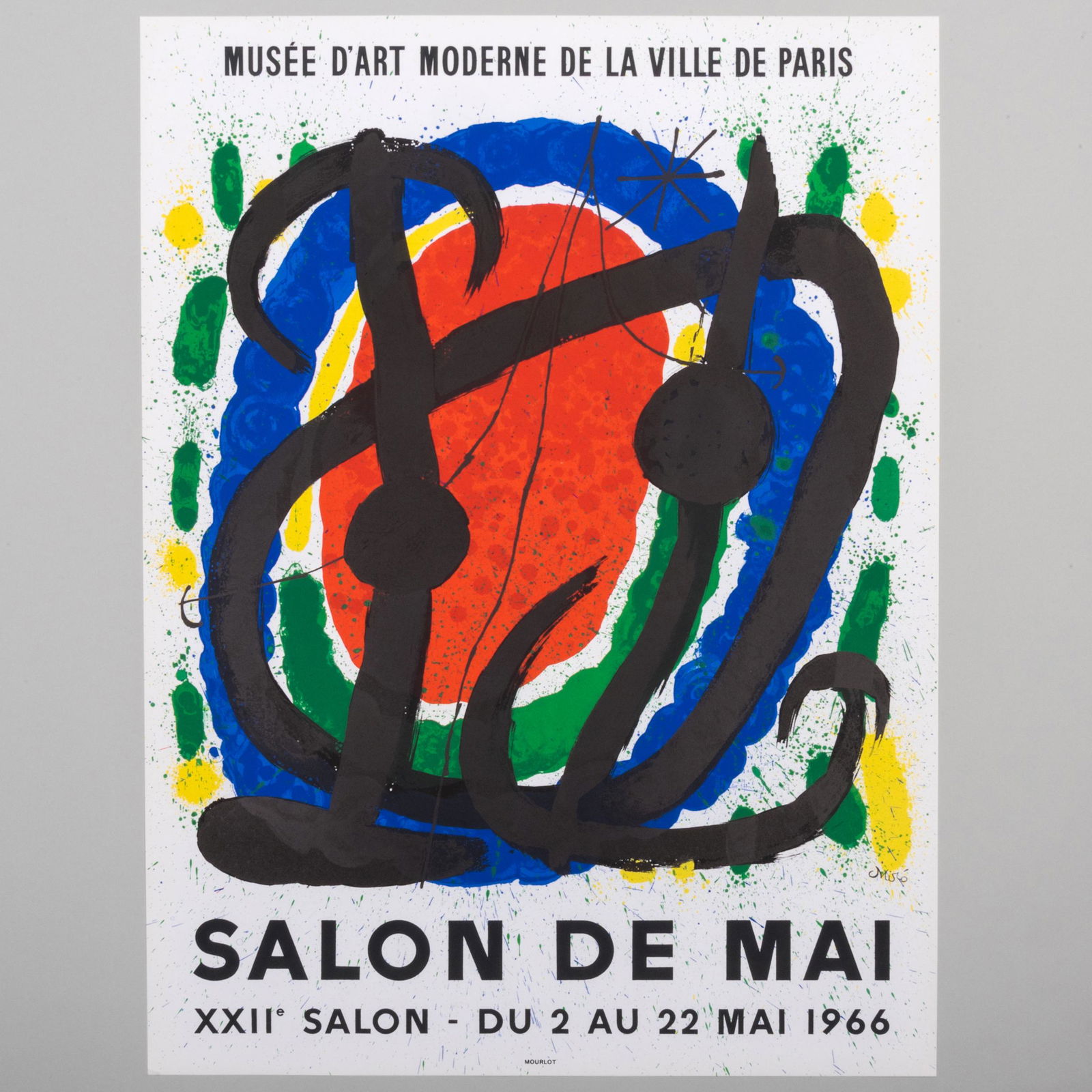 Joan Miro (1893-1983): Poster for the Exhibition 'XXII Salon de Mai' (1 of 6)