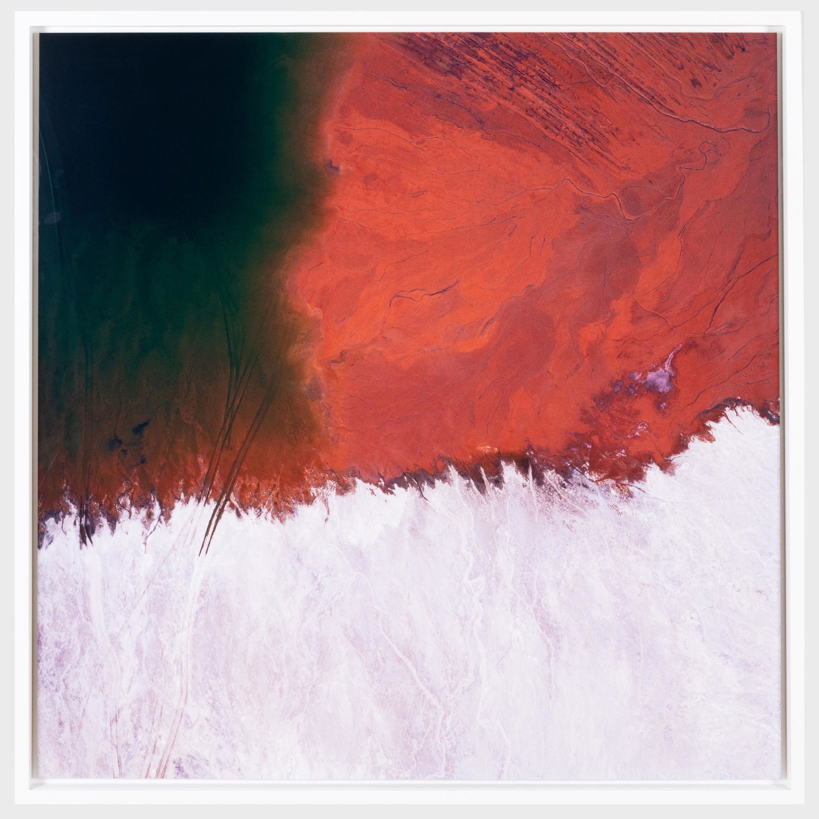 David Maisel (b. 1961): American Mine (Carlin NV 18): David Maisel (b. 1961): American Mine (Carlin NV 18) Archival pigment print, 2007, signed and numbered 2 of 5 on the label from Edwynn Houk Gallery, NY. 48 x 48 in. (image), 50 1/2 x 50 1/2 in. (frame