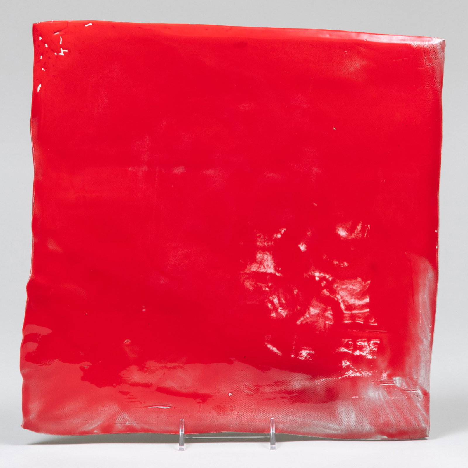 Mary Heilmann (b. 1940): Red Tile #5 (1 of 4)