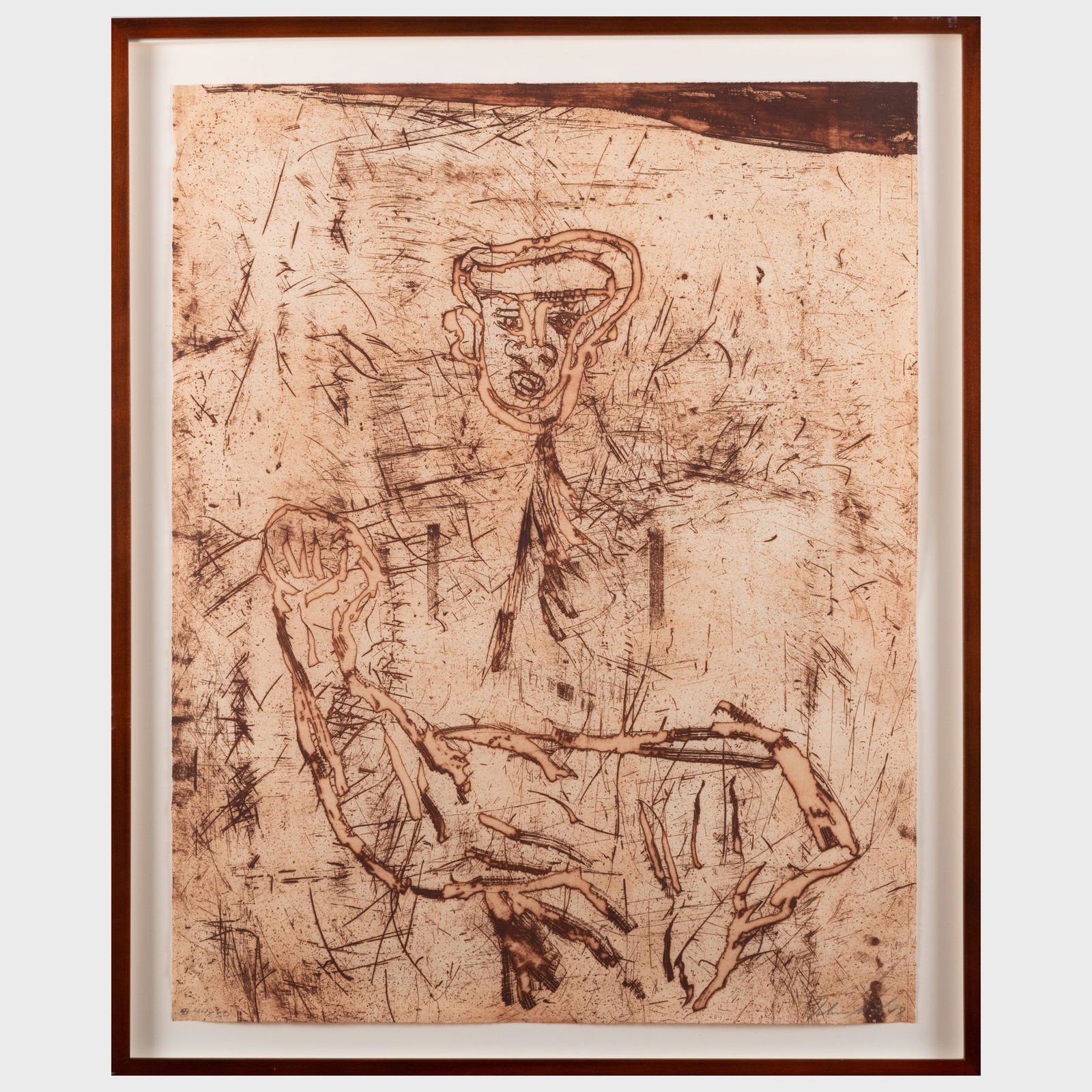 Julian Schnabel (b. 1951): Portrait; and Portrait (1 of 8)