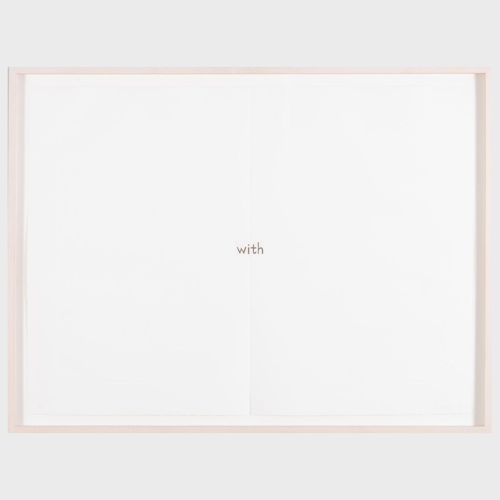 Jim Hodges (b. 1957): Untitled: Jim Hodges (b. 1957): Untitled Etching and aquatint with collage on two sheets of wove paper, 1999, signed and dated in pencil, numbered 1/30, with label from Alexander and Bonin, NY. 22 x 30 in. (she