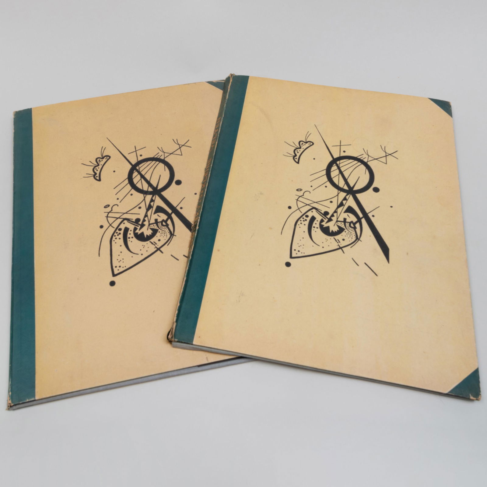 Wassily Kandinsky (1866-1944): Kleine Welten Portfolio Cover: Two Copies (1 of 17)