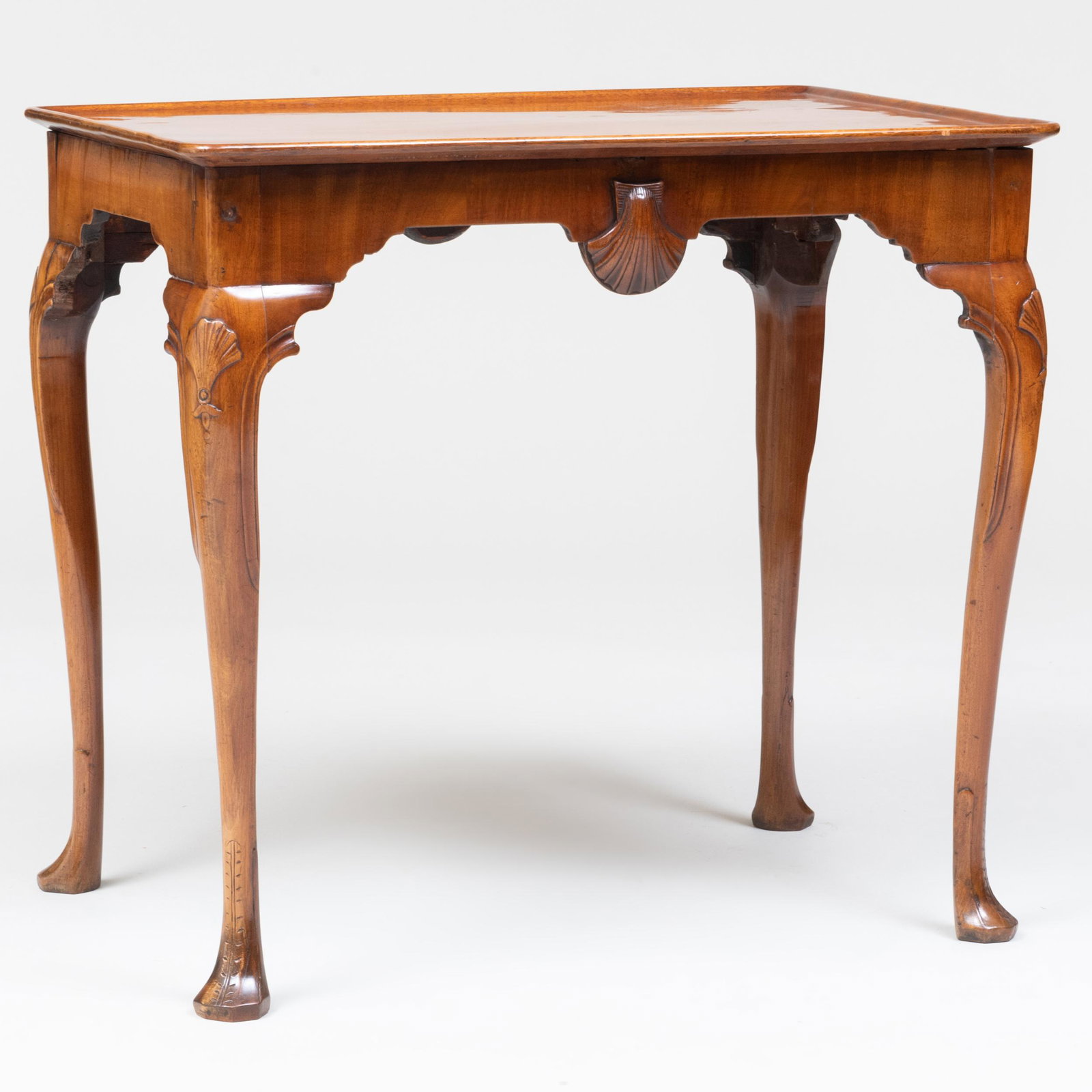 George II Carved Mahogany Tea Table (1 of 7)