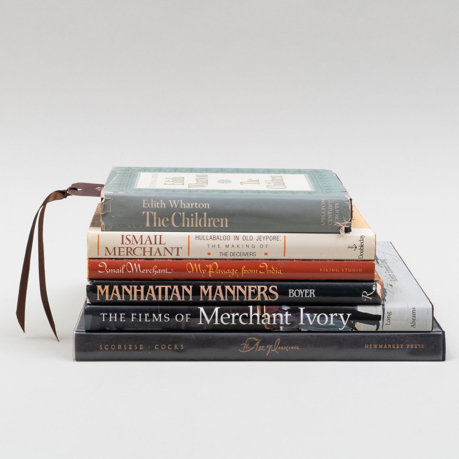 Group of Books on Old New York, Merchant Ivory Productions and The Age of Innocence from the Library (1 of 20)
