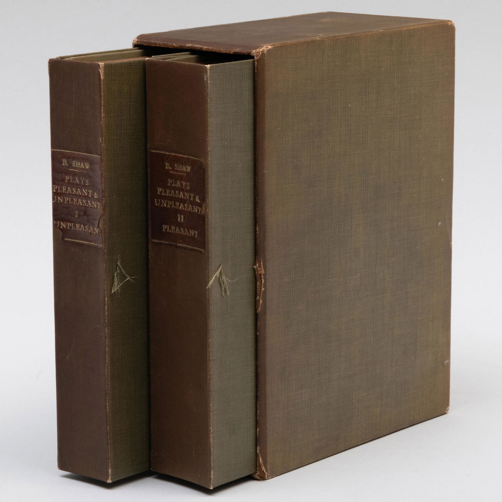 George Bernard Shaw, Plays Pleasant and Unpleasant I and II (1 of 9)