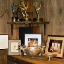 Silver Plate Centerbowl and a Tazza