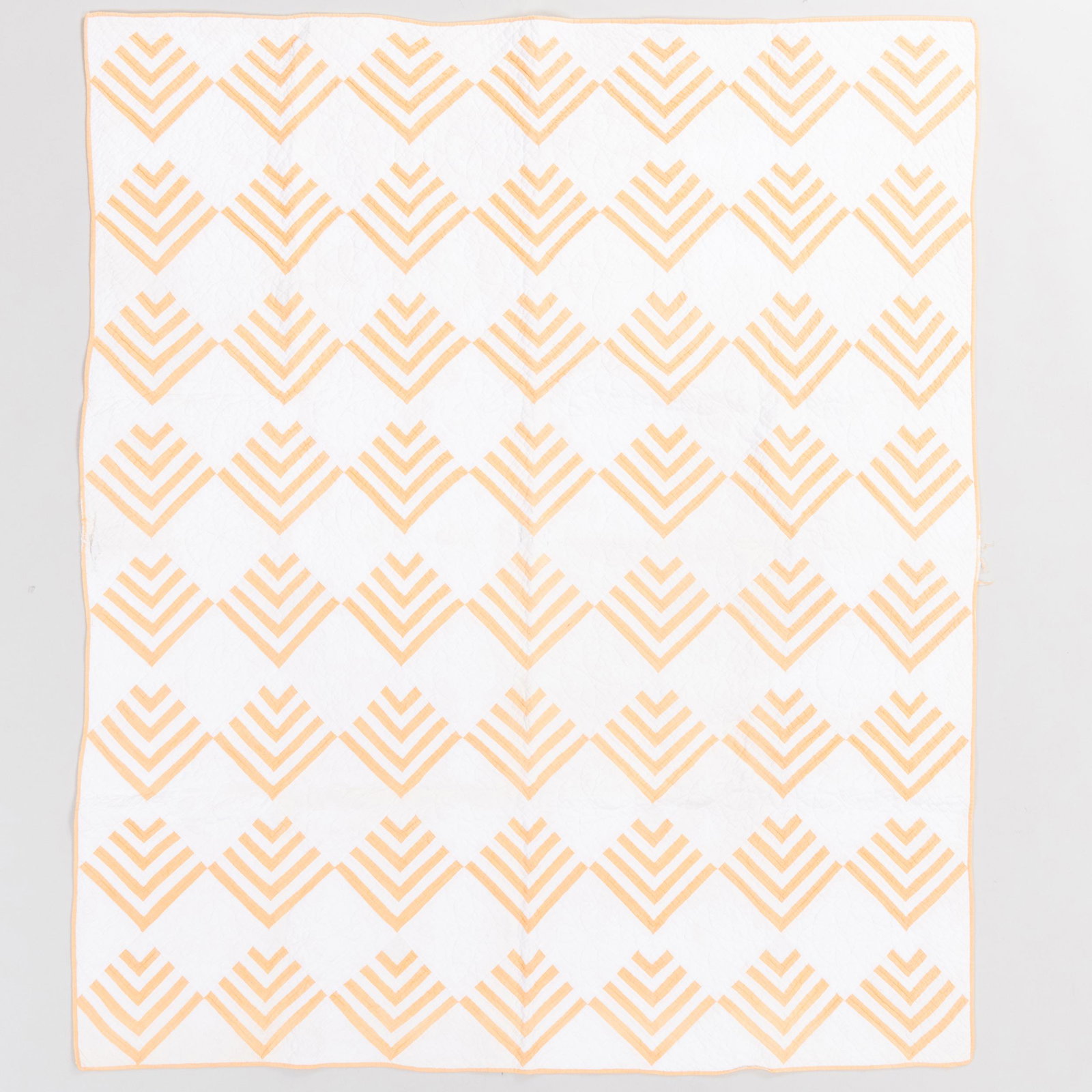 Group of Four Patchwork Quilts: Group of Four Patchwork Quilts Approximately 6 ft. 5 ft. 2 in. Approximately 7 ft. x 6 ft. 3 in. Approximately 6 ft. 6 in. x 6 ft. Approximately 5 ft. 11 in. x 6 ft. The Collection of Interior Designe