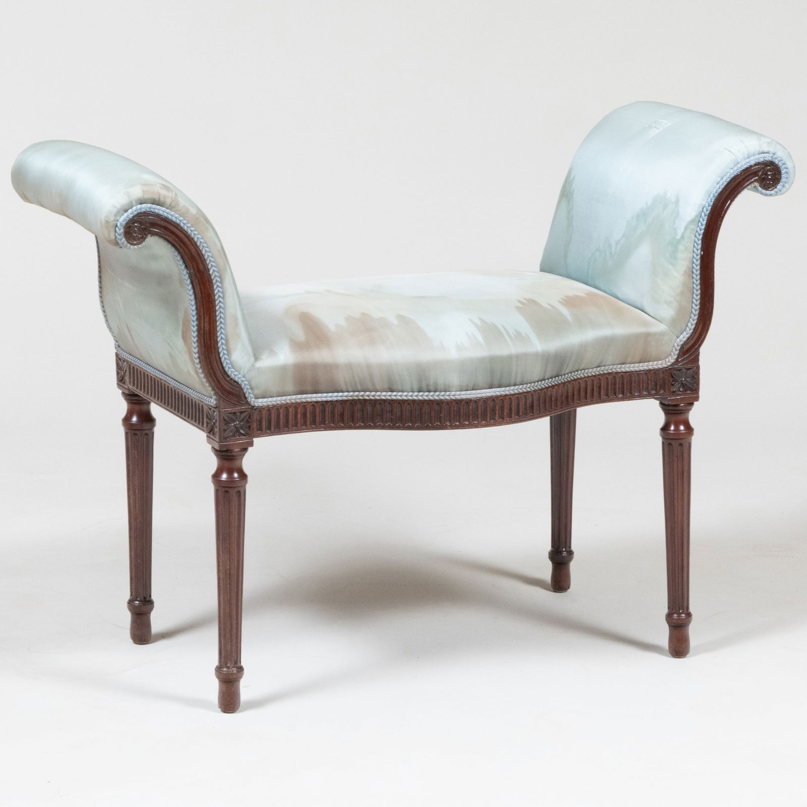 George III Style Mahogany Window Seat (1 of 10)