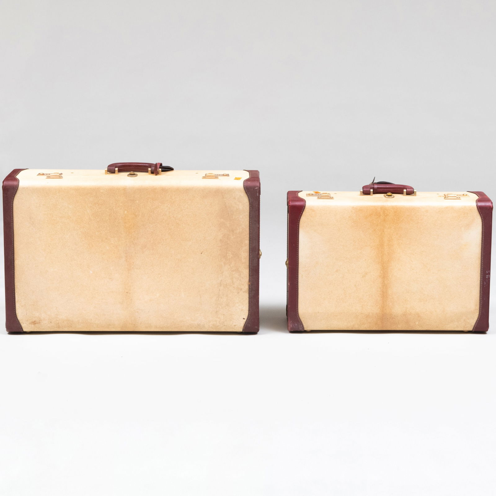 Two Bottega Veneta Leather-Mounted Animal Skin Suitcases (1 of 14)