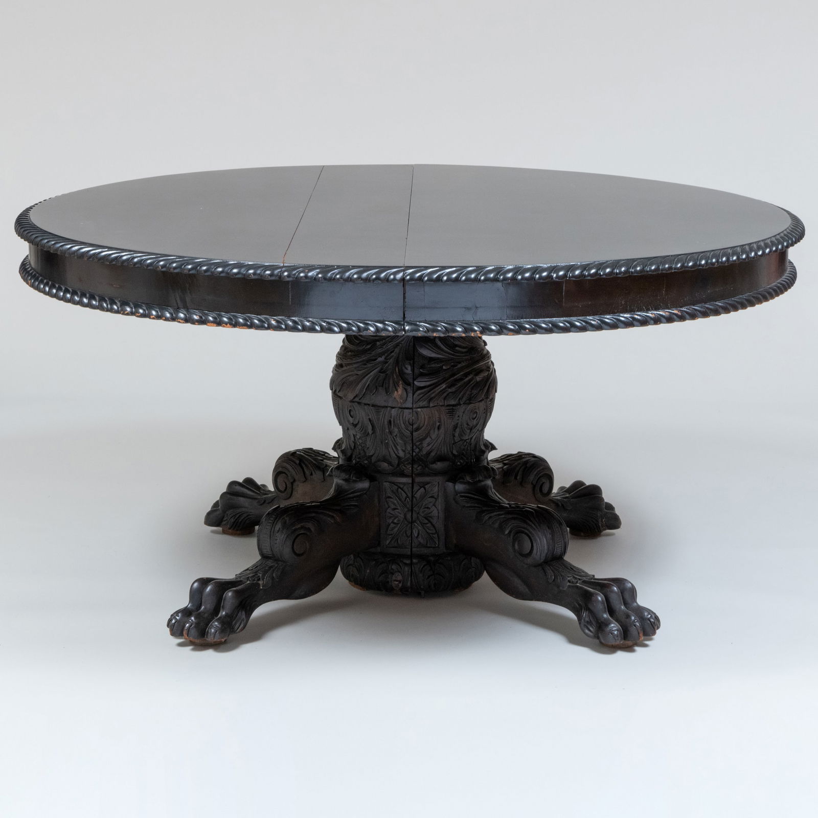 Large Anglo Indian Ebonized Center Table (1 of 19)