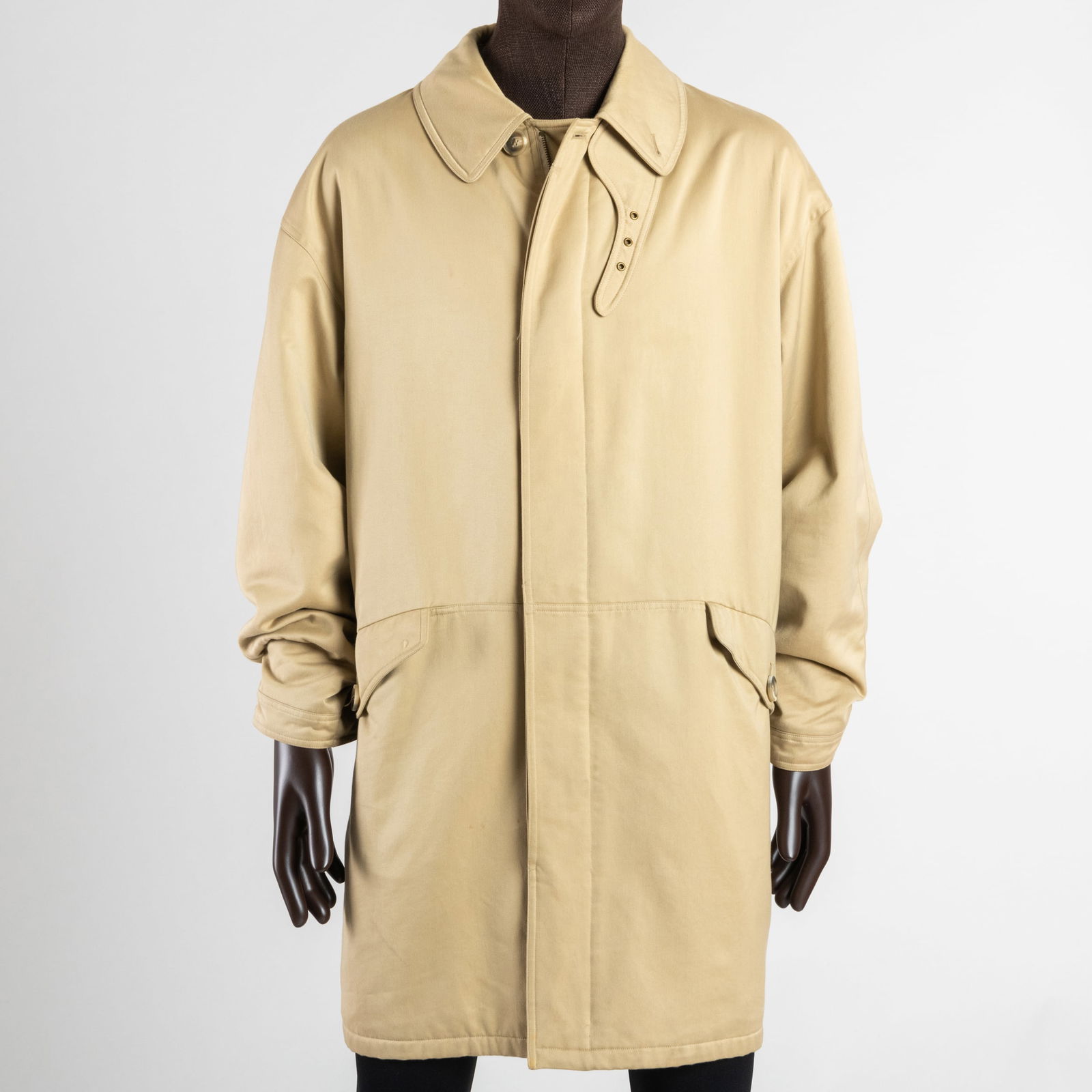 Georgio Armani Cotton Sateen Caban Coat (1 of 8)