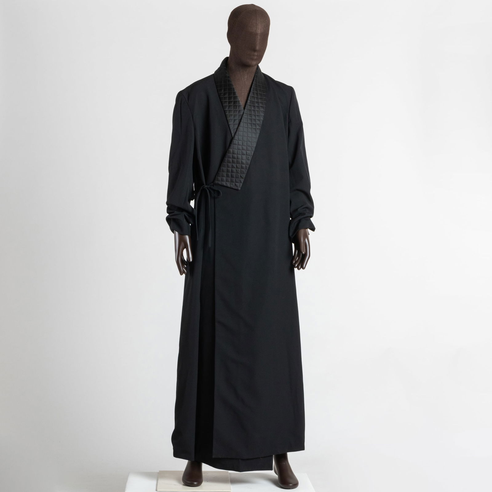 Donna Karan Black Wool Evening Robe (1 of 10)