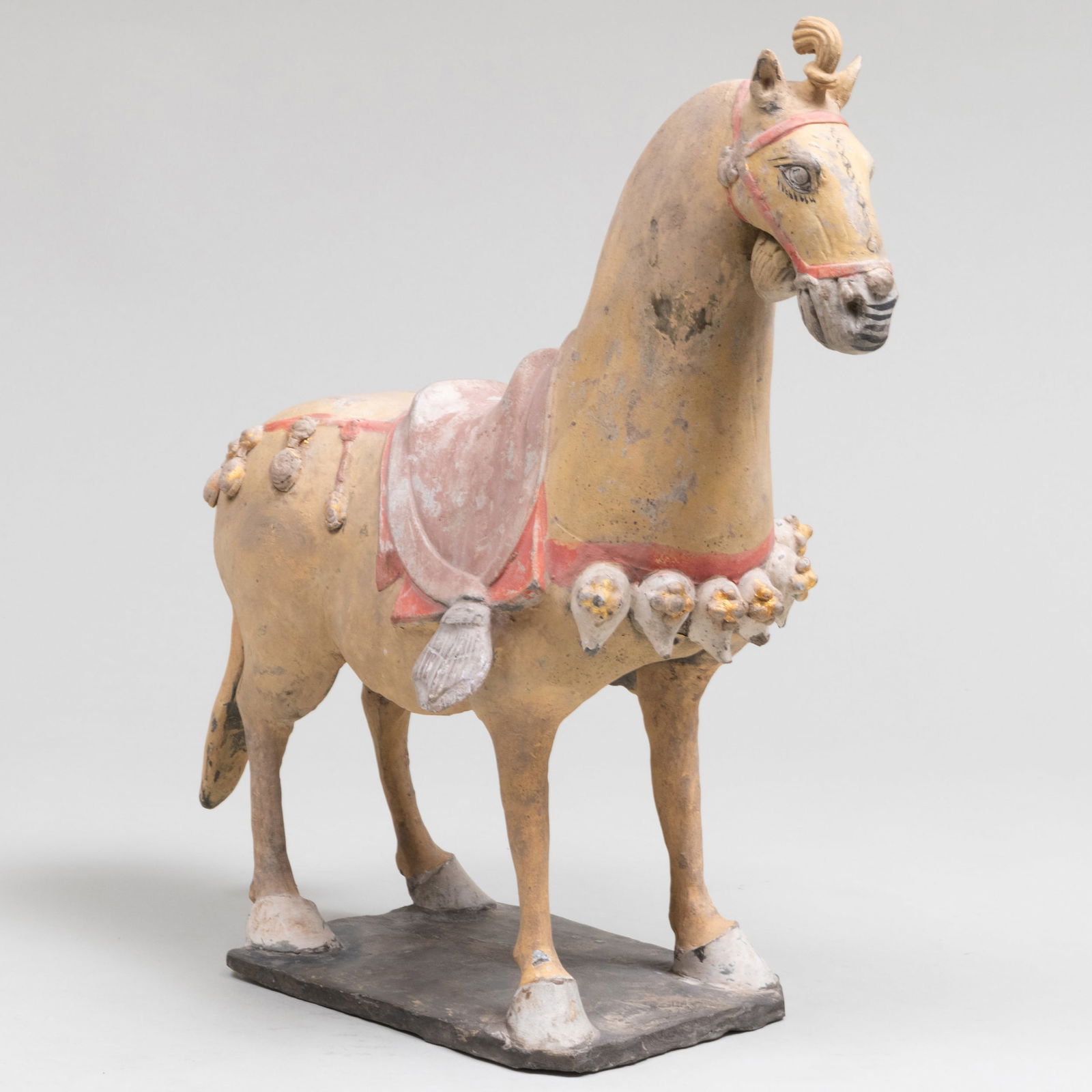 Chinese Painted Pottery Model of a Caparisoned Horse (1 of 11)