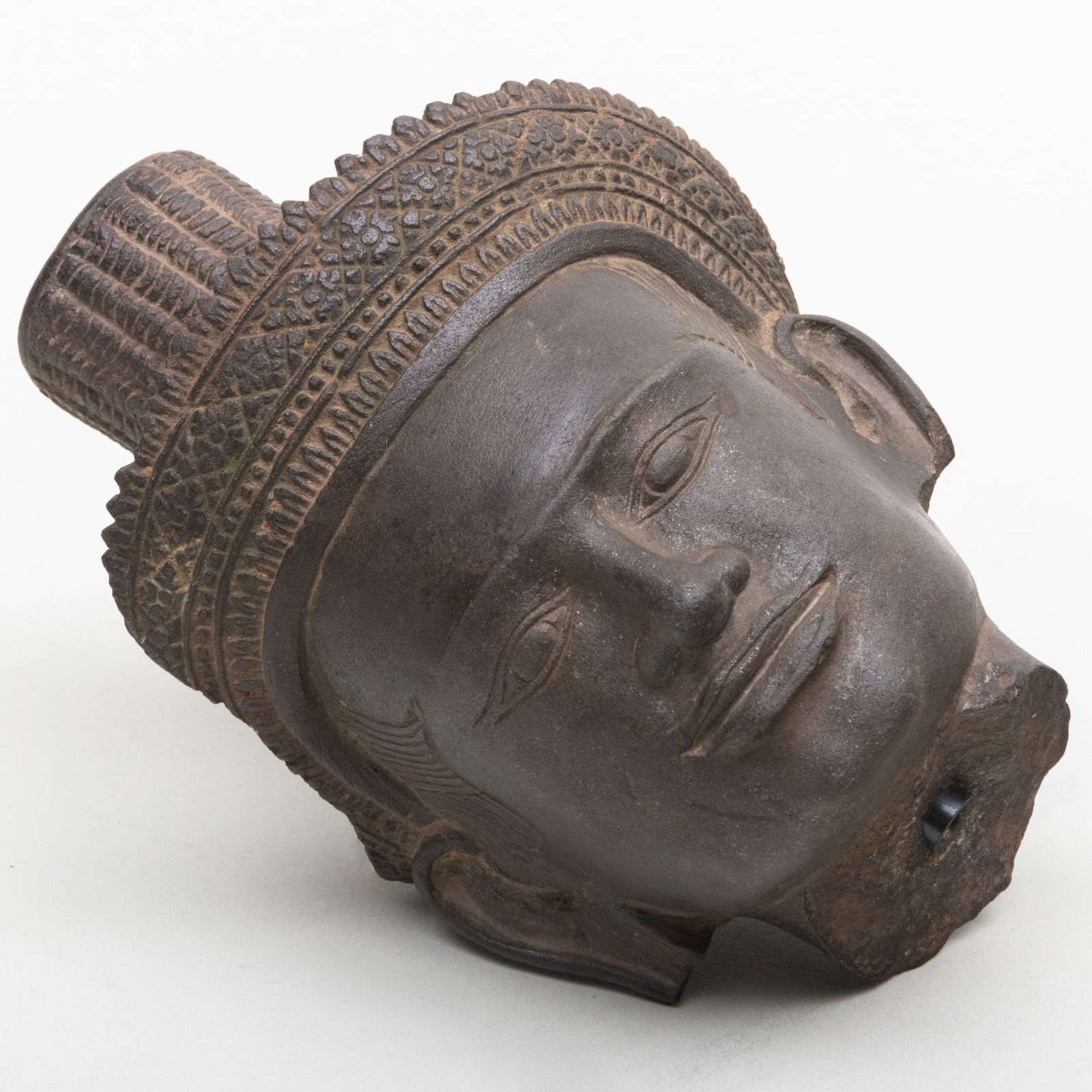 Khmer Stone Head of a Deity (1 of 8)
