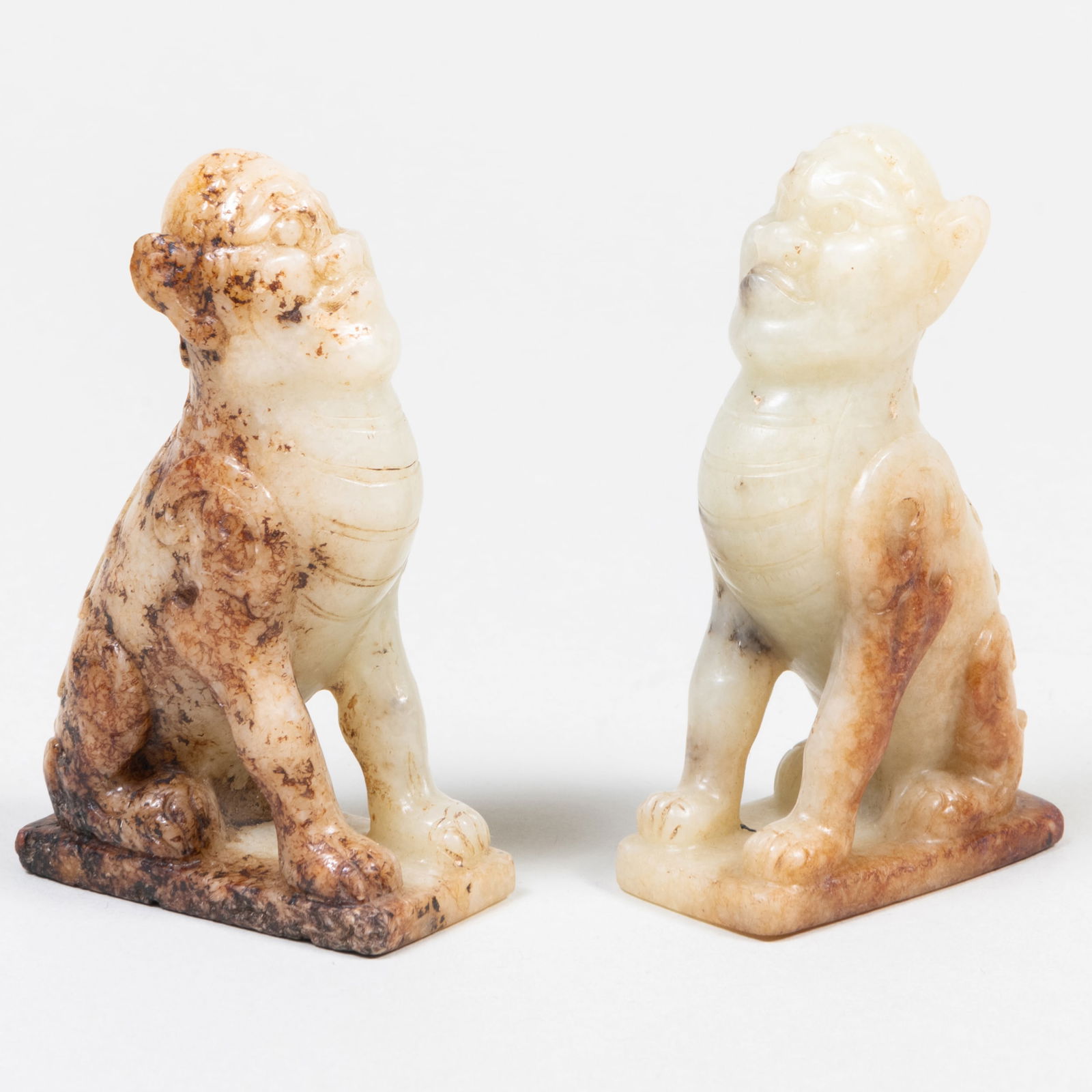 Pair of Chinese Jade Earth Spirits (1 of 7)