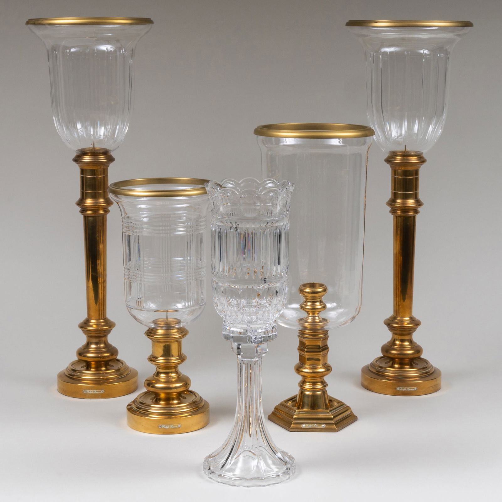 Group of Ralph Lauren Brass and Glass Photophores (1 of 20)