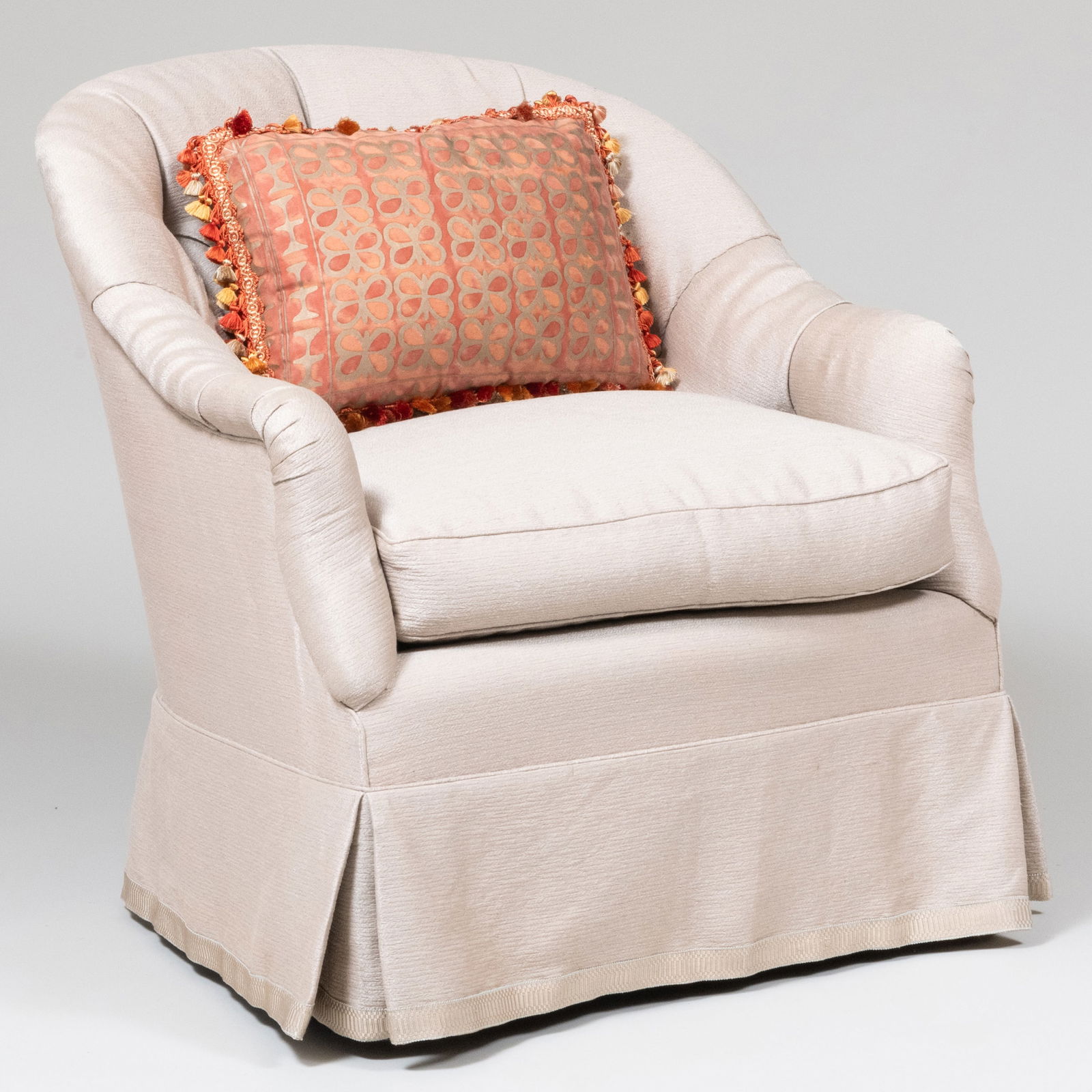 Modern Tufted Upholstered Club Chair (1 of 9)