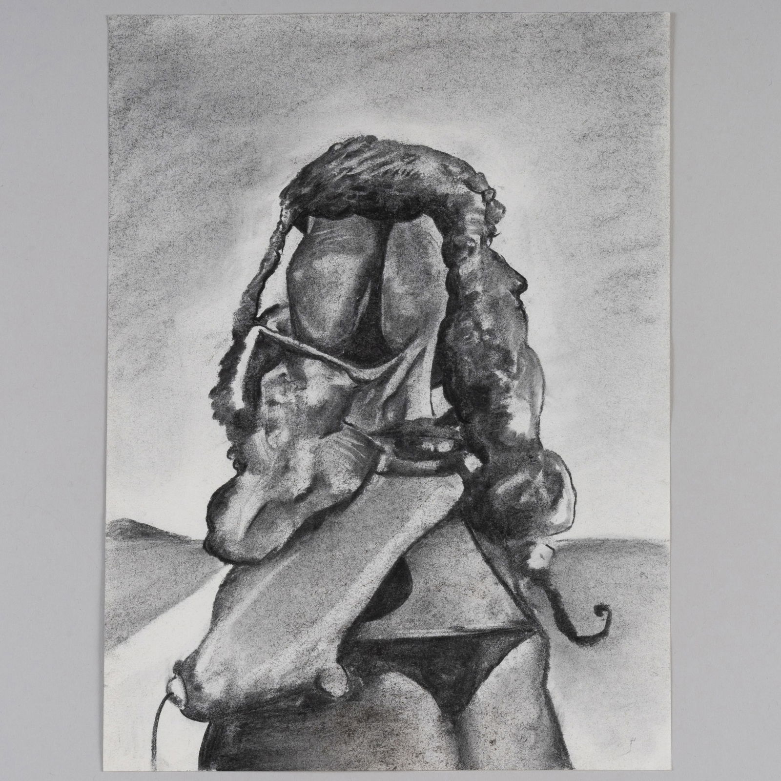 Tomoo Gokita (b. 1969): Untitled: Tomoo Gokita (b. 1969): Untitled Charcoal on paper, 2010, signed 'Tomoo Gokita' and dated on the reverse. 11 x 8 1/4 in. (sheet), unframed. Collection of Donald Baechler. Works from the Collection of