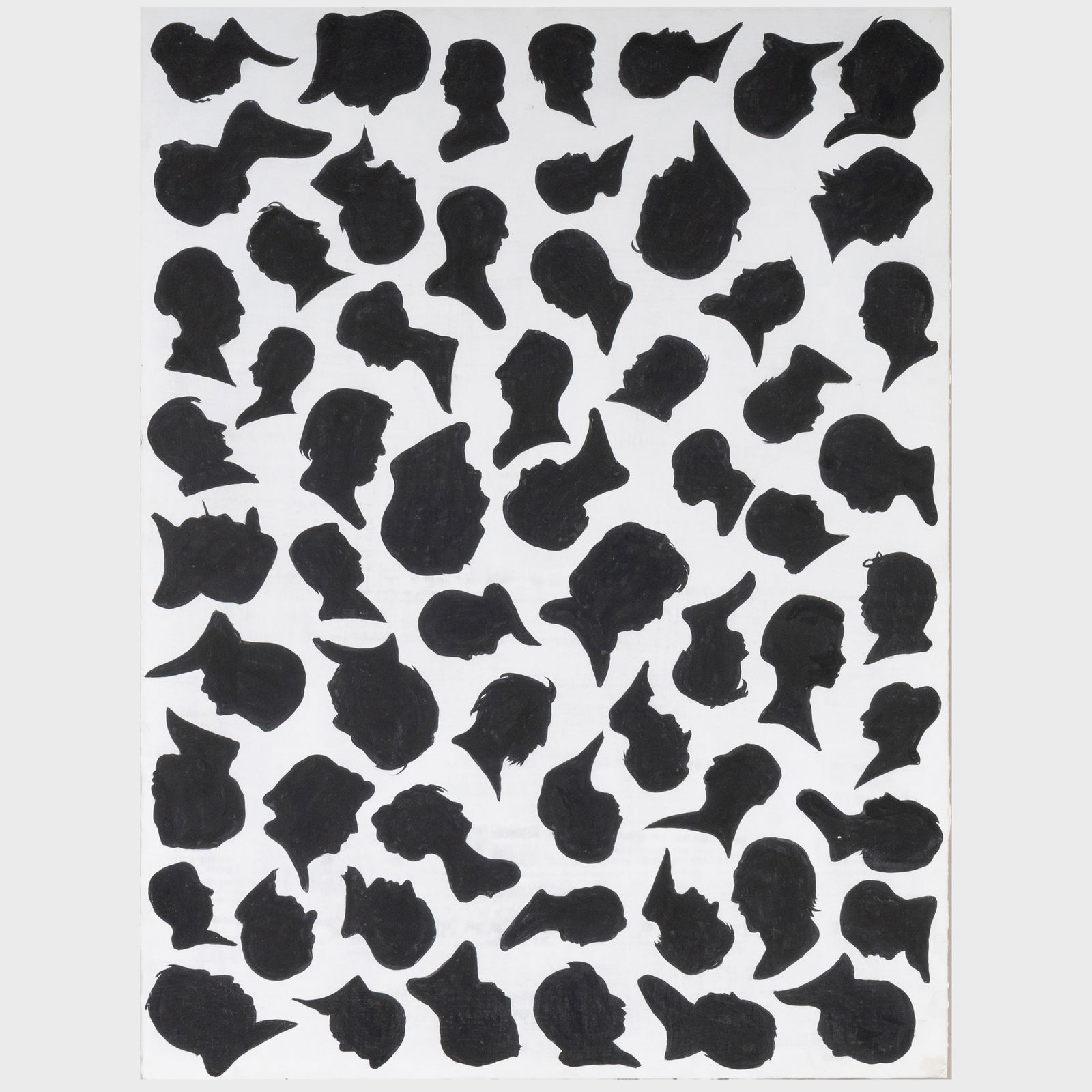 Elliott Puckette (b. 1967): Untitled: Elliott Puckette (b. 1967): Untitled Acrylic on wood, 1990, signed 'Elliott Puckette' and dated on the reverse. 24 x 18 in., unframed. Collection of Donald Baechler. Works from the Collection of Donal