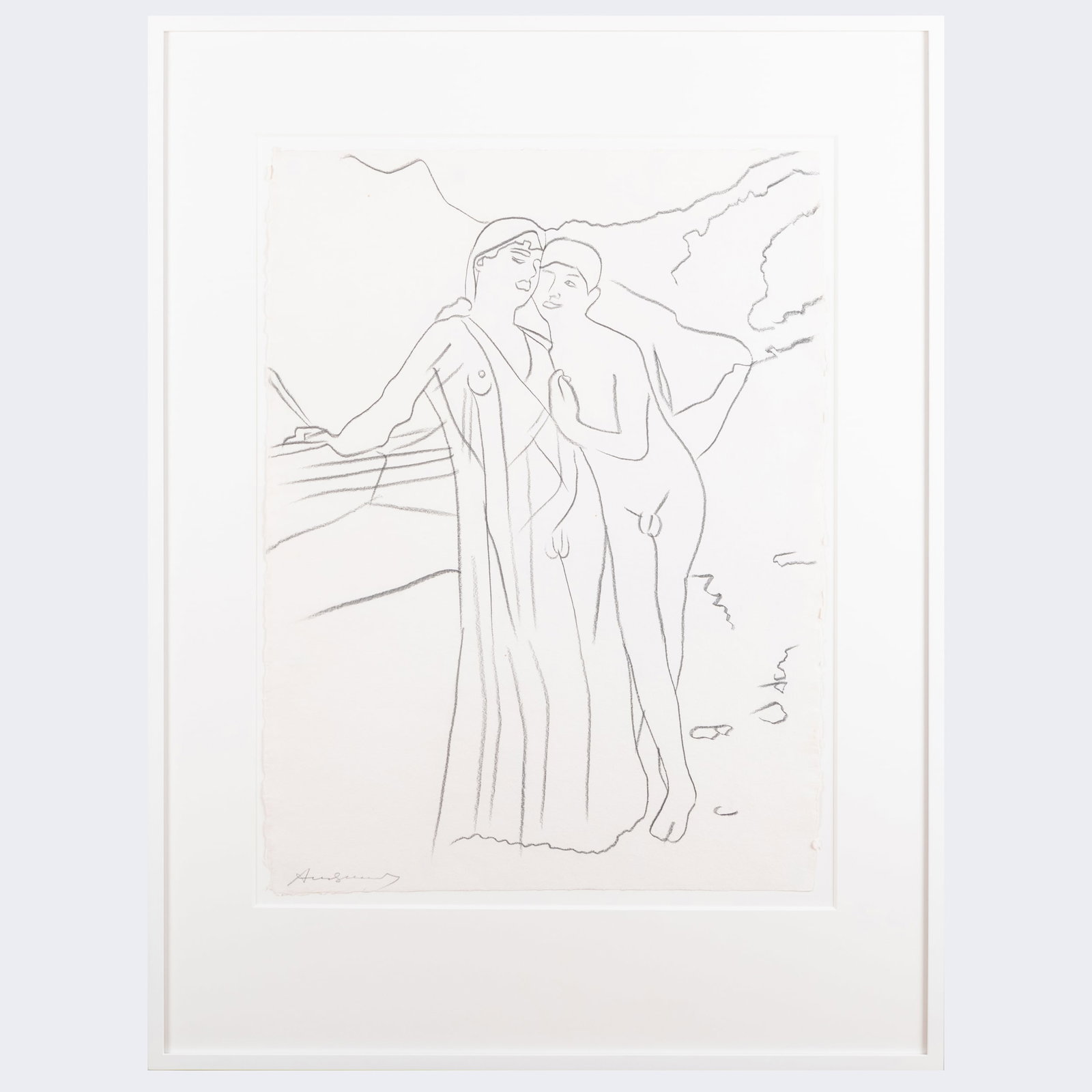 Andy Warhol (1928 -1987): Two Boys, After Von Gloeden (1 of 2)