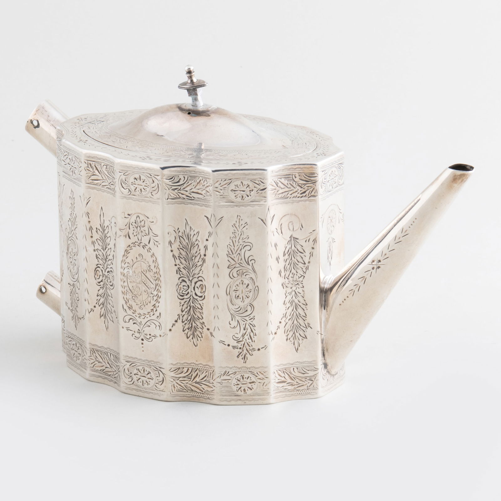 George III Silver Teapot (1 of 10)