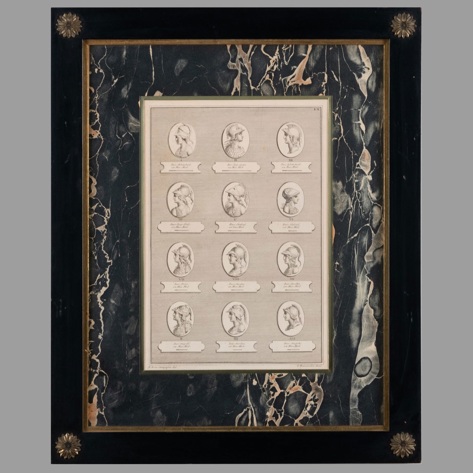 Giovanni Domenico Campiglia (1692-1775): Italian Noblemen: Two Plates (1 of 6)