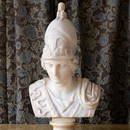 Continental Carved Marble Bust of Athena, Possibly Italian, After the Antique