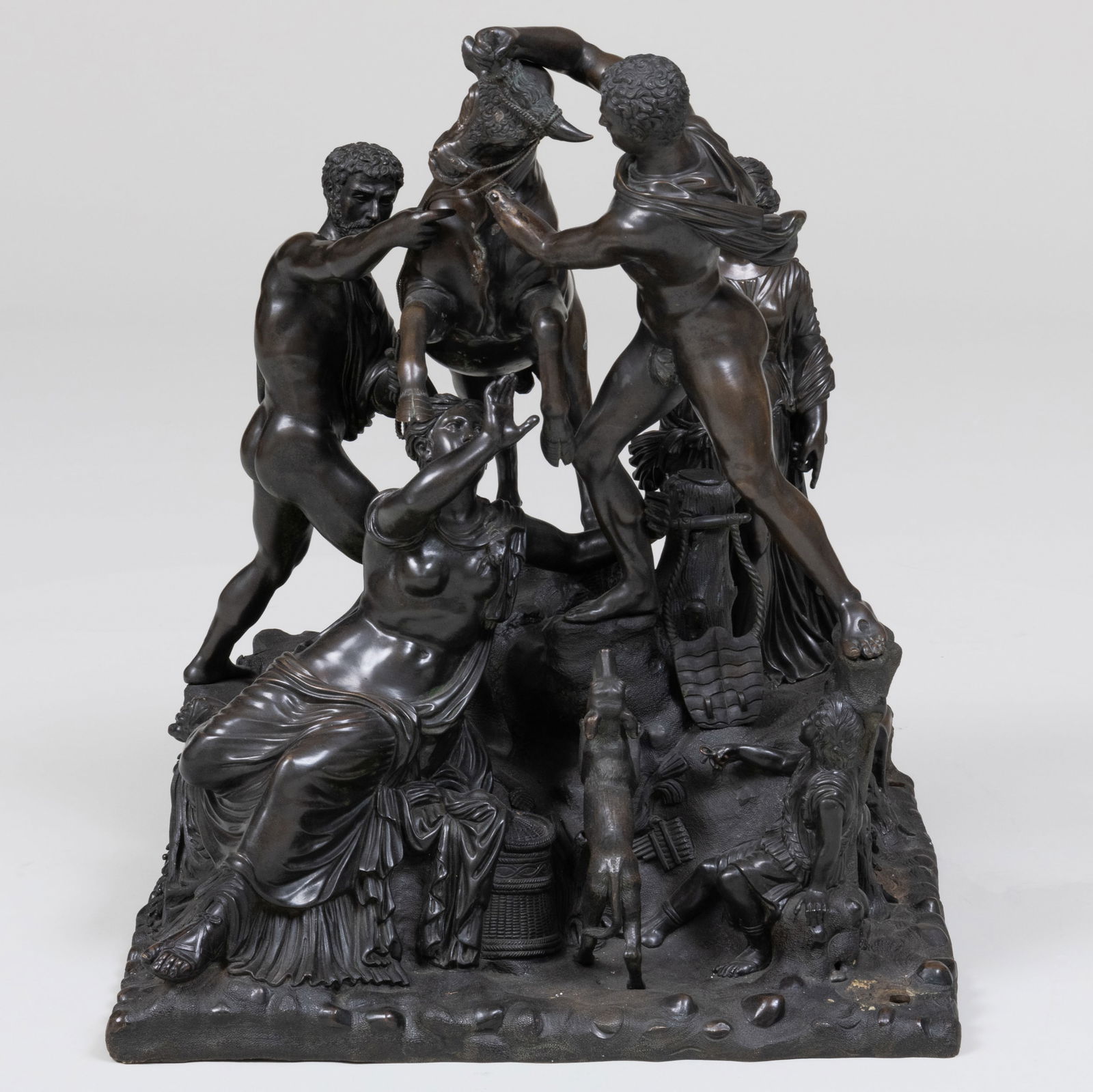 Italian Bronze Model of The Farnese Bull, After the Antique (1 of 14)