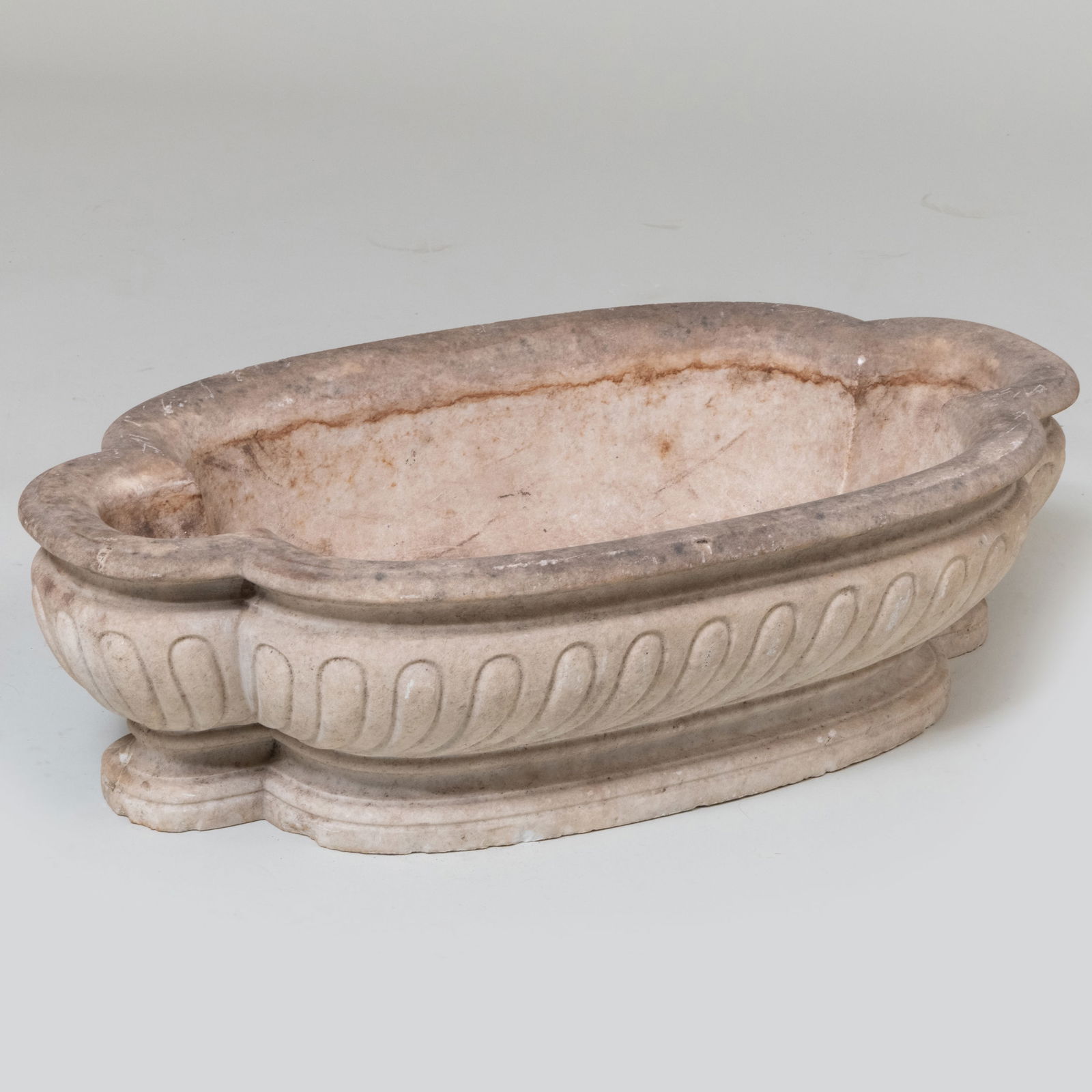 Large Continental Carved Marble Basin (1 of 9)