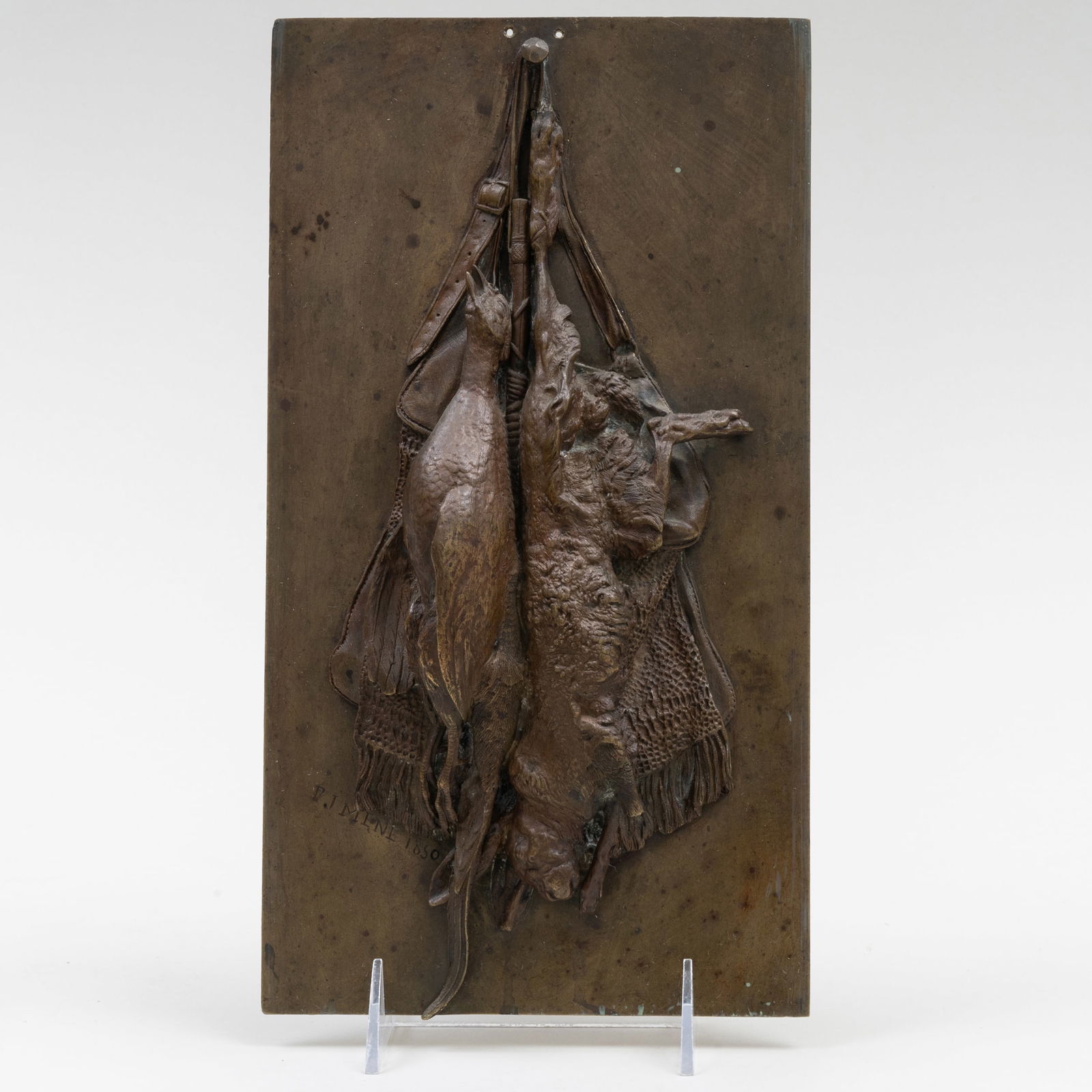 After Pierre Jules Mene (1810-1879): Hunting Trophy Plaque (1 of 5)