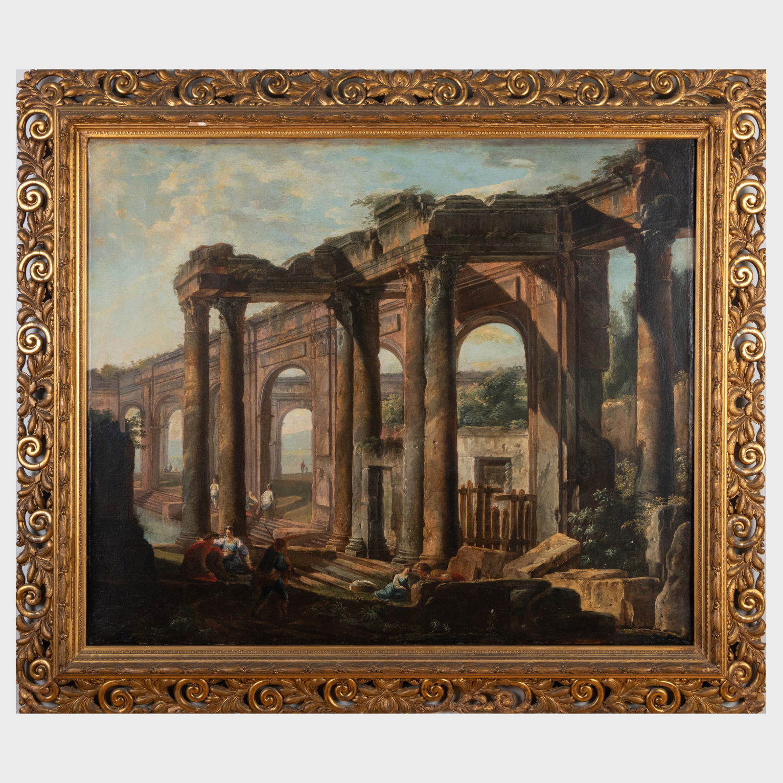 European School: Capriccio Scene with Ruins (1 of 4)