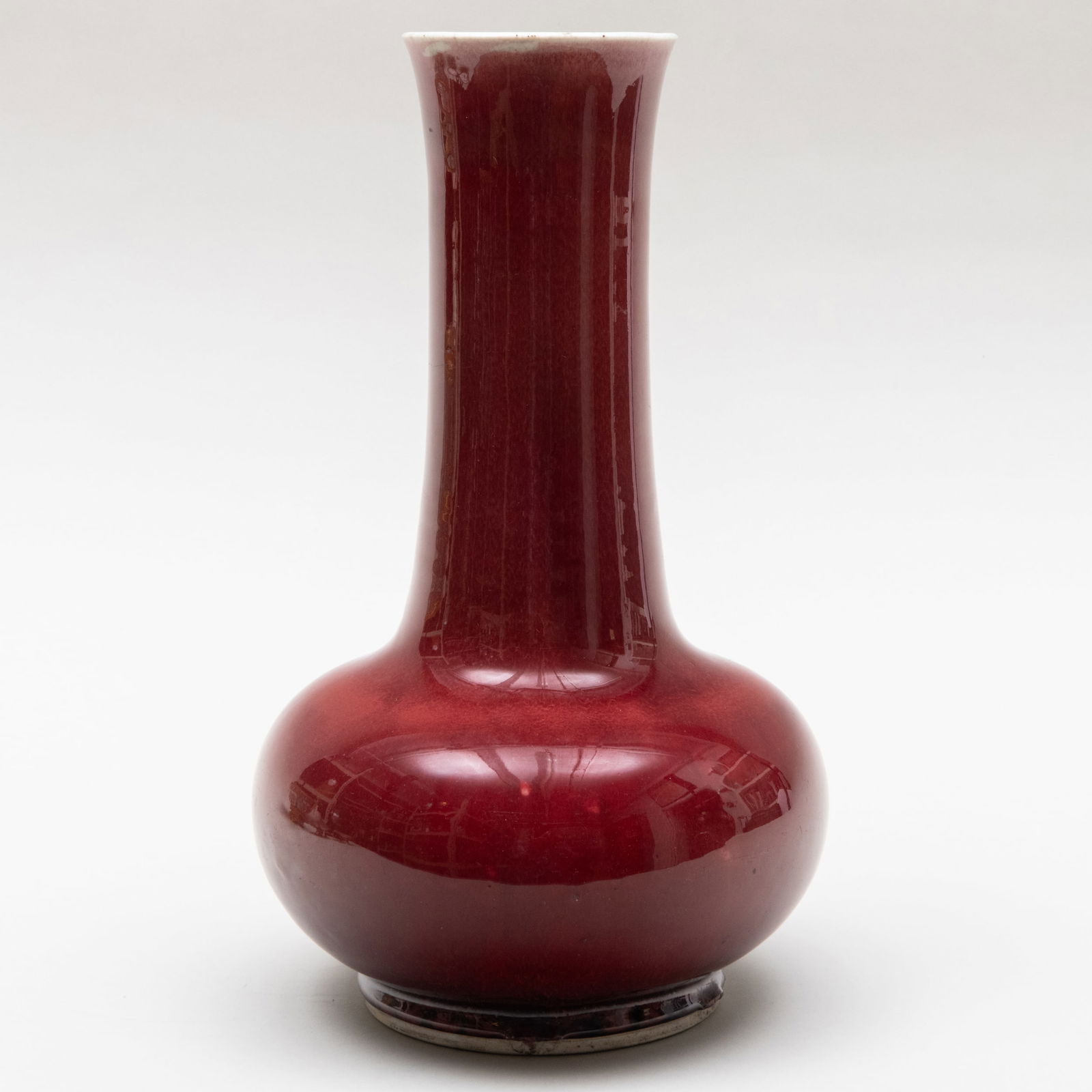 Chinese Copper Red Glazed Porcelain Vase (1 of 10)