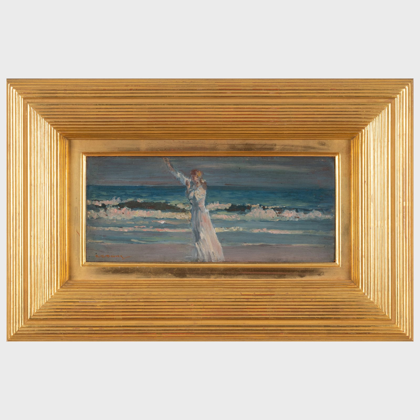 Arthur Bowen Davies (1862-1928): Figure on a Beach (1 of 3)