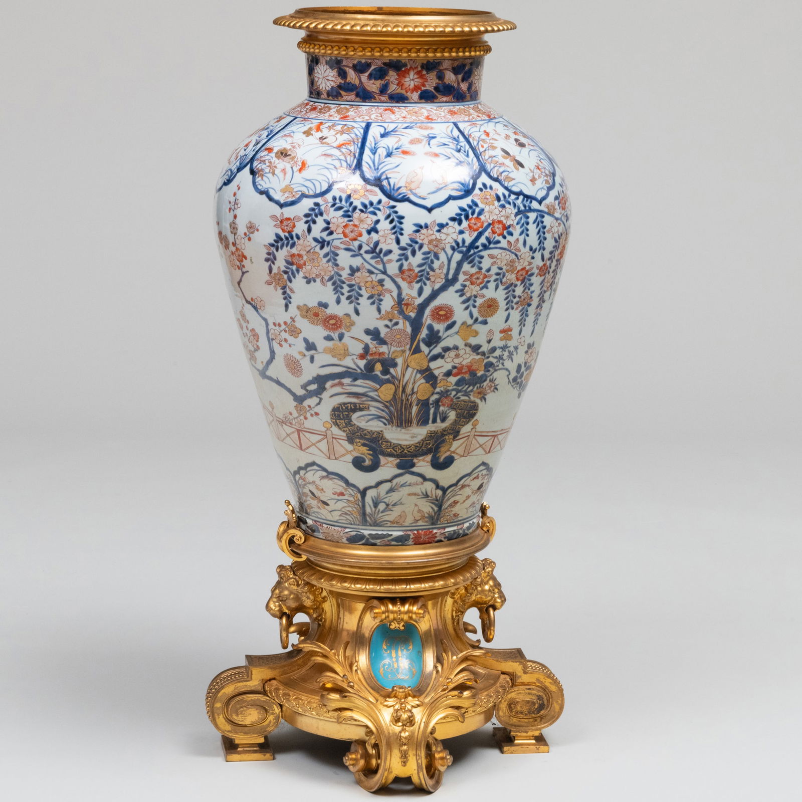 Large Napoleon III Ormolu-Mounted Imari Porcelain Baluster Vase (1 of 6)