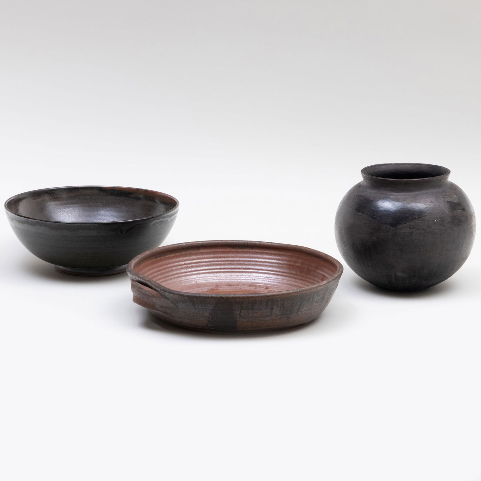 Three Brown Earthenware Vessels (1 of 20)