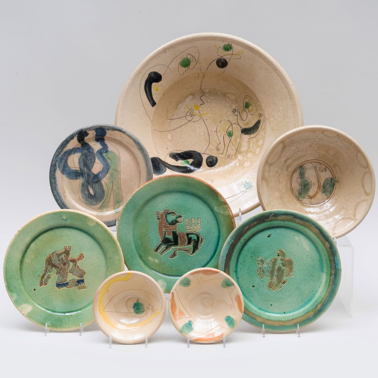 Group of Art Pottery Serving Wares (1 of 20)